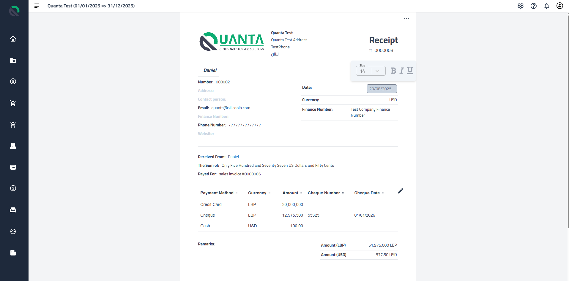 Custom reports